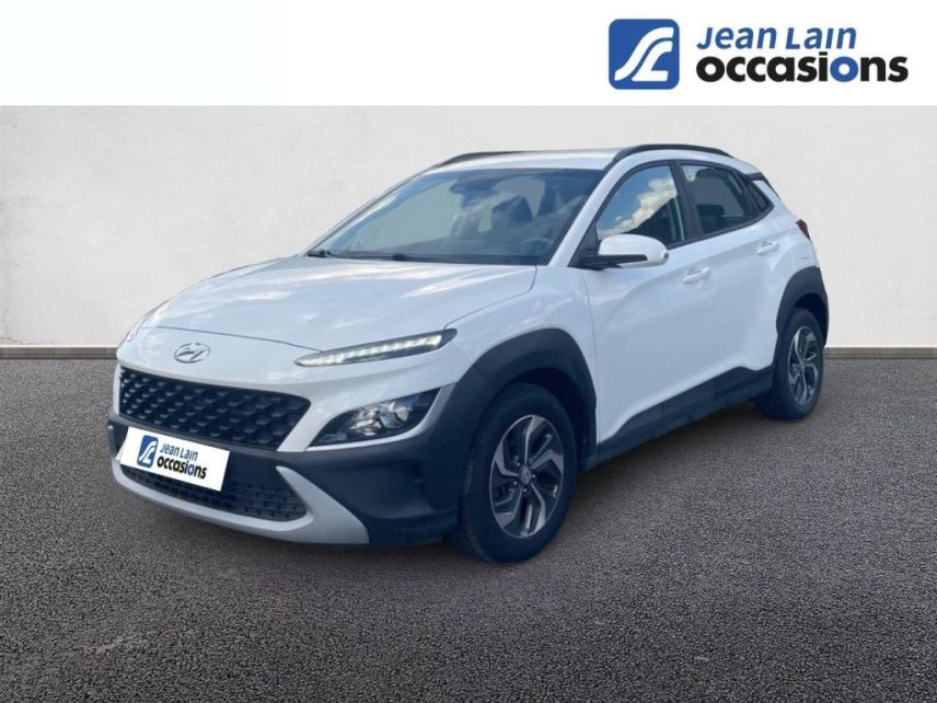 74600 : Hyundai Annecy - Jean Lain Mobilités - HYUNDAI KONA HYBRID Initia - KONA - BLANC - Automate sequentiel - Essence / Courant électrique