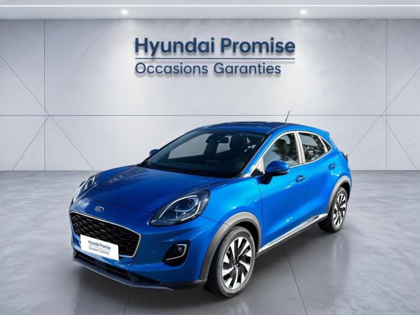 28600 : Hyundai Chartres - GCA - FORD Puma - Puma - Fashion Bleu Island Métallisée - Traction - Essence/Micro-Hybride