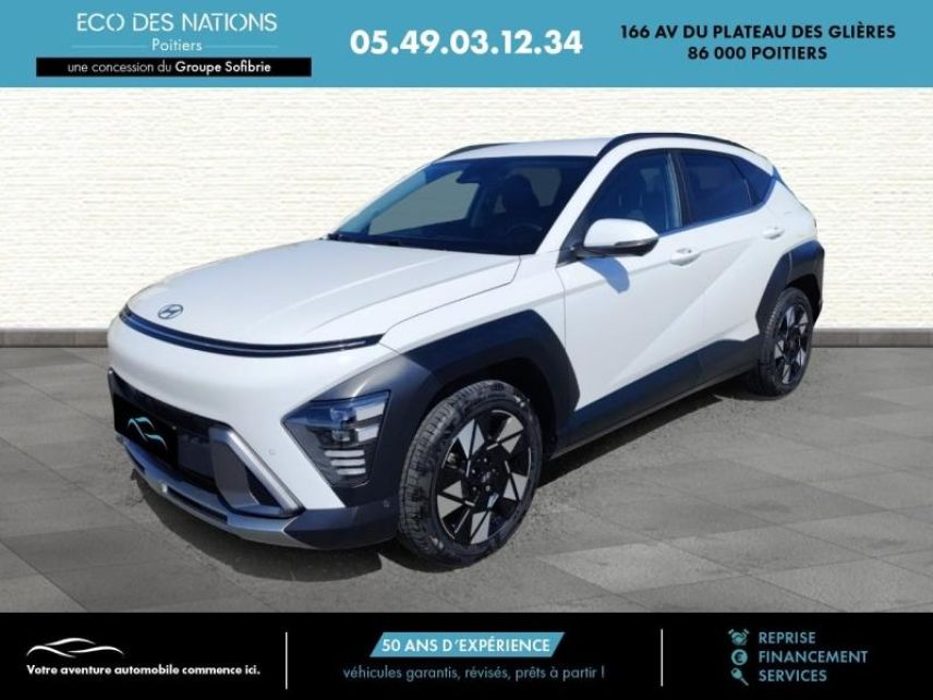 86000 : Hyundai Poitiers - Eco des Nations - HYUNDAI Kona - Kona - Atlas White - Traction - Hybride : Essence/Electrique