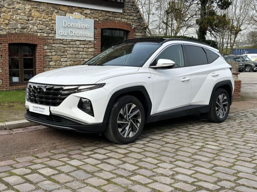 62360 : Hyundai Boulogne-sur-Mer - Garage Du Château - HYUNDAI TUCSON Creative - TUCSON IV - Blanc - Automate sequentiel - Diesel