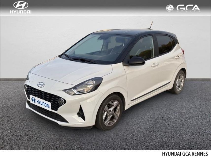 35510 : Hyundai Rennes - GCA - HYUNDAI i10 - i10 - Polar White/Toit/rétros Black - Traction - Essence