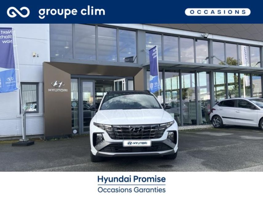 65000 : Hyundai Tarbes i-AUTO - HYUNDAI Tucson - Tucson - Serenity White Métal - Traction - Hybride : Essence/Electrique
