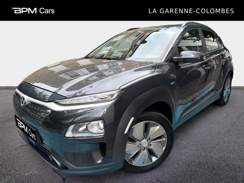 92250 : Hyundai La Garenne-Colombes - BPM Cars - HYUNDAI Kona - Kona - Dark Knight Métal - Traction - Electrique