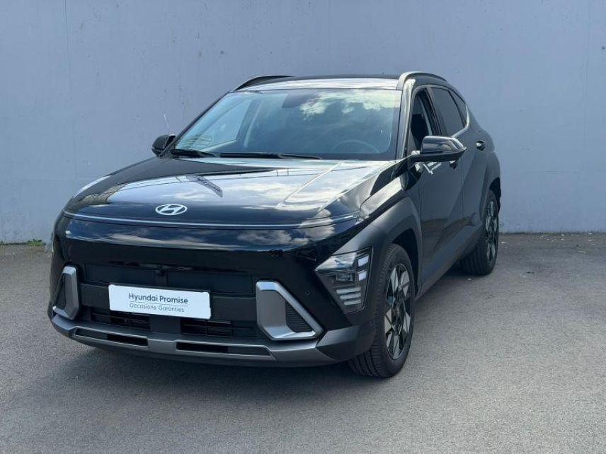 56600 : Hyundai Lorient - Auto Océane - HYUNDAI Kona - Kona - Abyss Black perlé métallisé - Traction - Hybride : Essence/Electrique
