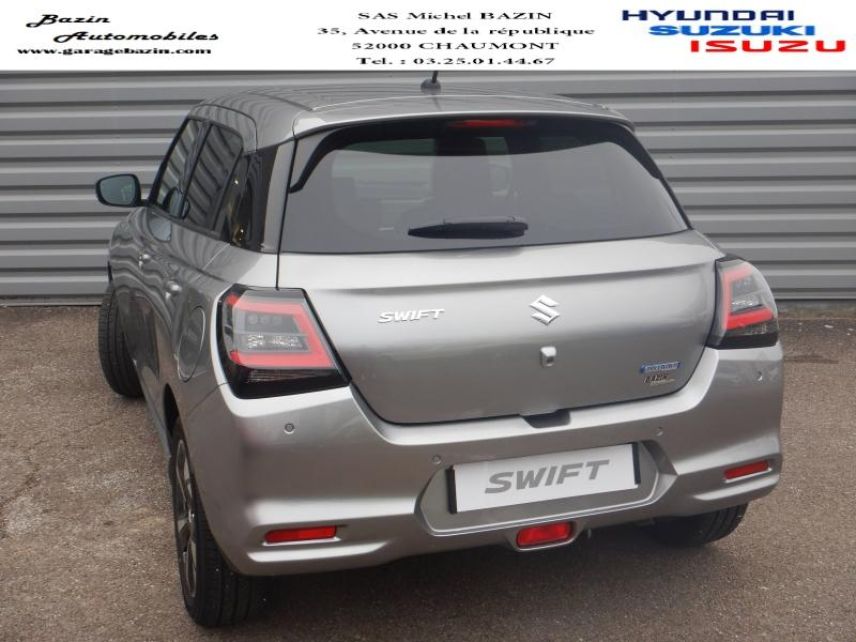 52000 : Hyundai Chaumont - Garage Michel Bazin - SUZUKI Swift - Swift - Premium Silver Metal - Traction - Essence/Micro-Hybride