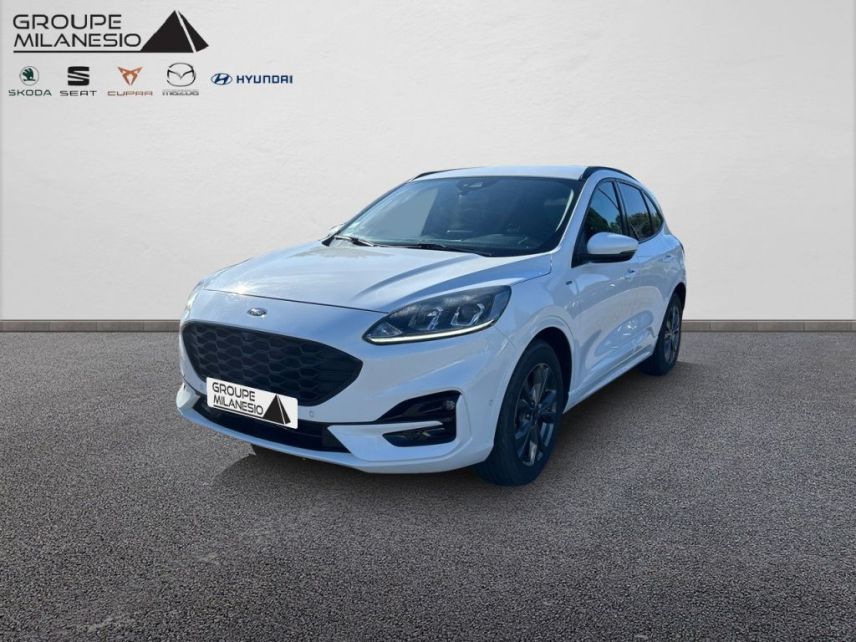 13730 : Hyundai Marignane - Cap Milanesio - FORD KUGA ST-Line - KUGA (10/2019-12/2023) - Blanc - Automate à fonct. Continu - Essence / Courant électrique
