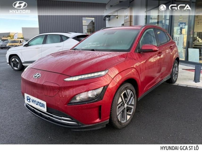 50000 : Hyundai Saint-Lô - GCA - HYUNDAI Kona - Kona - Sunset Red Métal - Traction - Electrique