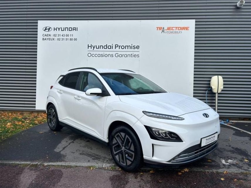 14100 : Hyundai Lisieux - Trajectoire Automobiles - HYUNDAI Kona - Kona - Serenity White Métal - Traction - Electrique