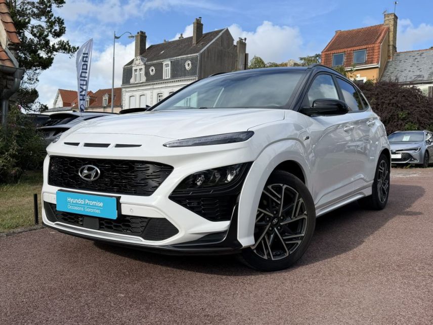 62360 : Hyundai Boulogne-sur-Mer - Garage Du Château - HYUNDAI KONA N Line Executive - KONA - Blanc - Boîte manuelle - Essence sans plomb