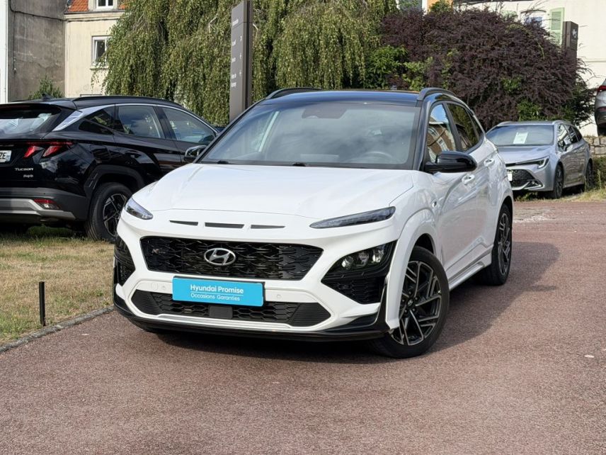62360 : Hyundai Boulogne-sur-Mer - Garage Du Château - HYUNDAI KONA N Line Executive - KONA - Blanc - Boîte manuelle - Essence sans plomb