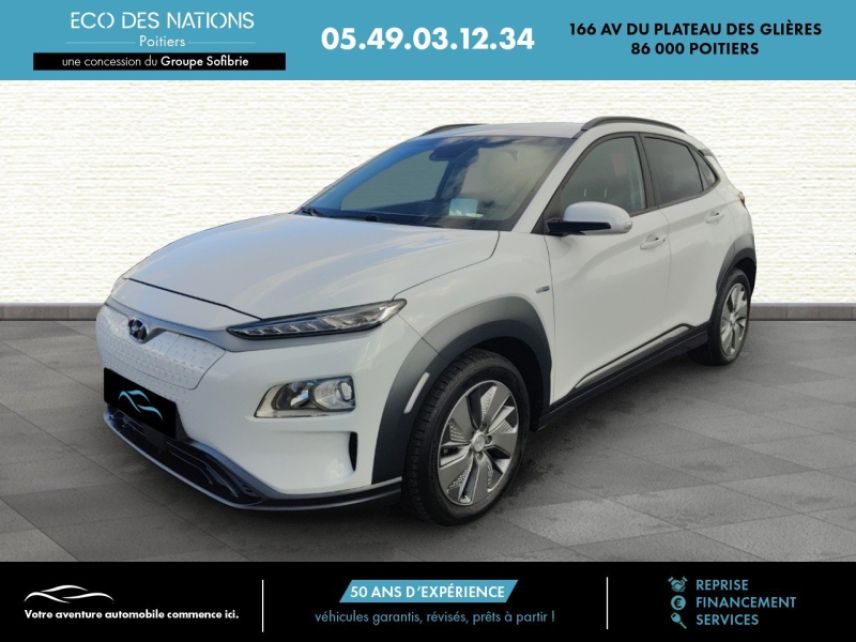 86000 : Hyundai Poitiers - Eco des Nations - HYUNDAI Kona - Kona - Chalk White Métal - Traction - Electrique