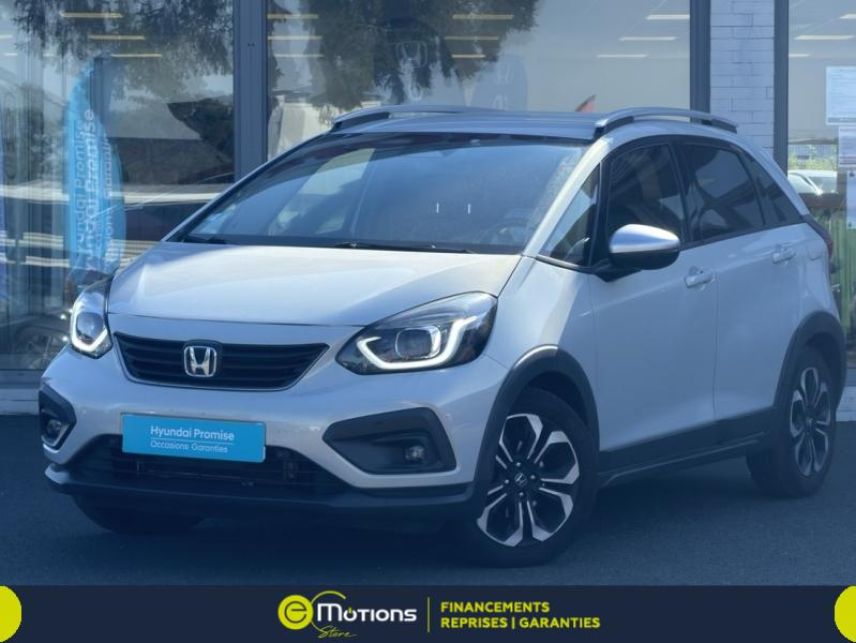 57200 : Hyundai Sarreguemines - Theobald Automobiles - HONDA Jazz Crosstar - Jazz Crosstar - Blanc Perle Premium - Traction - Hybride : Essence/Electrique