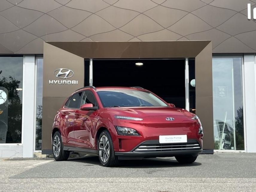 29000 : Hyundai Quimper - Iroise Automobiles - HYUNDAI Kona - Kona - Sunset Red Métal - Traction - Electrique