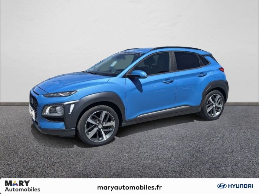 80100 : Hyundai Abbeville - Mary Automobiles - HYUNDAI KONA Executive - KONA (07/2017-12/2020) - BLUE LAGOON - Boîte manuelle - Essence sans plomb