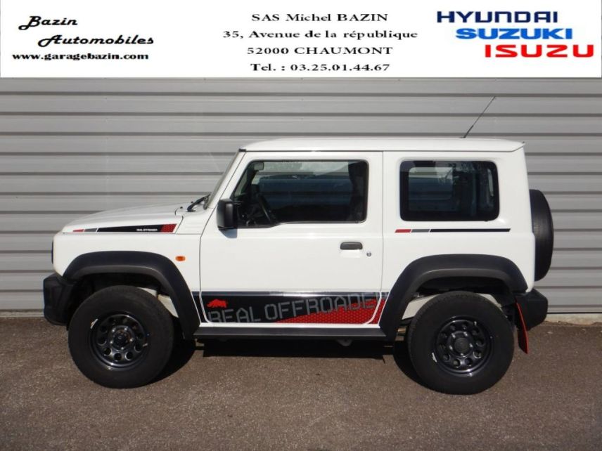 52000 : Hyundai Chaumont - Garage Michel Bazin - SUZUKI Jimny - Jimny - White - Transmission intégrale - Essence