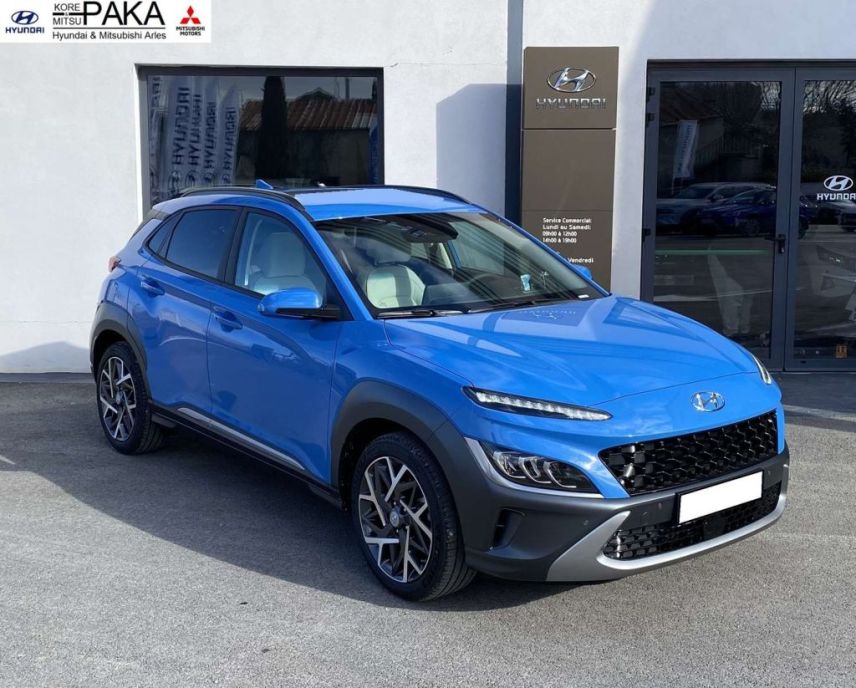 13200 : HYUNDAI Arles - Lexa Automobile - HYUNDAI KONA HYBRID Executive - KONA - Bleu - Automate sequentiel - Essence / Courant électrique