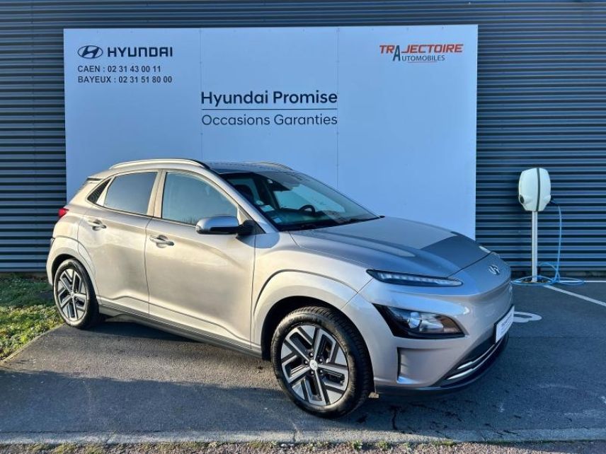 14100 : Hyundai Lisieux - Trajectoire Automobiles - HYUNDAI Kona - Kona - Shimmering Silver Métal - Traction - Electrique
