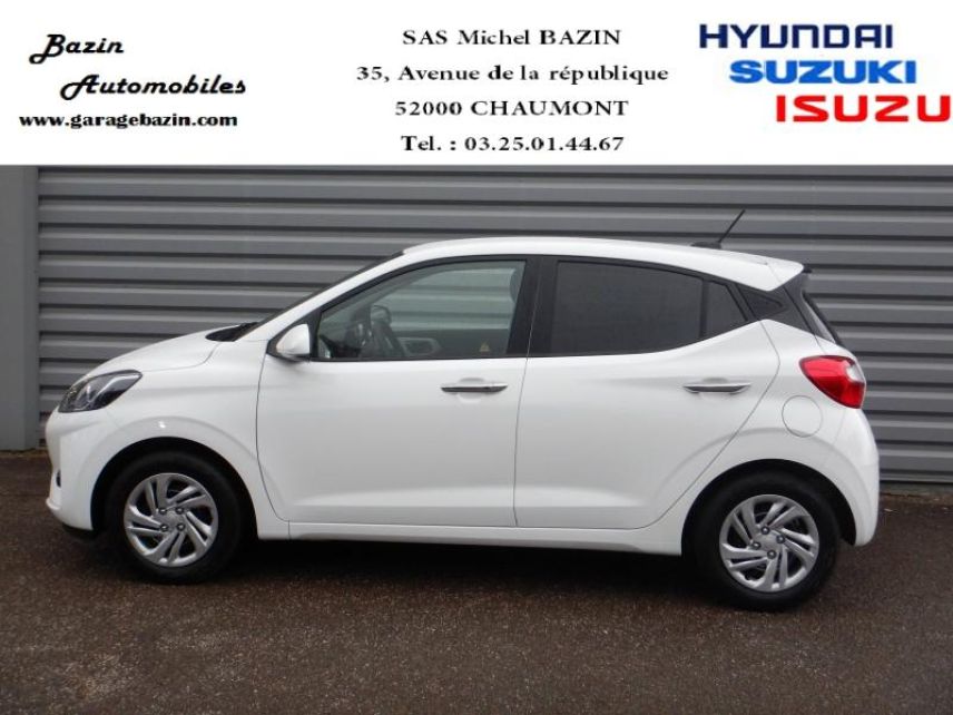 52000 : Hyundai Chaumont - Garage Michel Bazin - HYUNDAI i10 - i10 - Atlas White - Traction - Essence