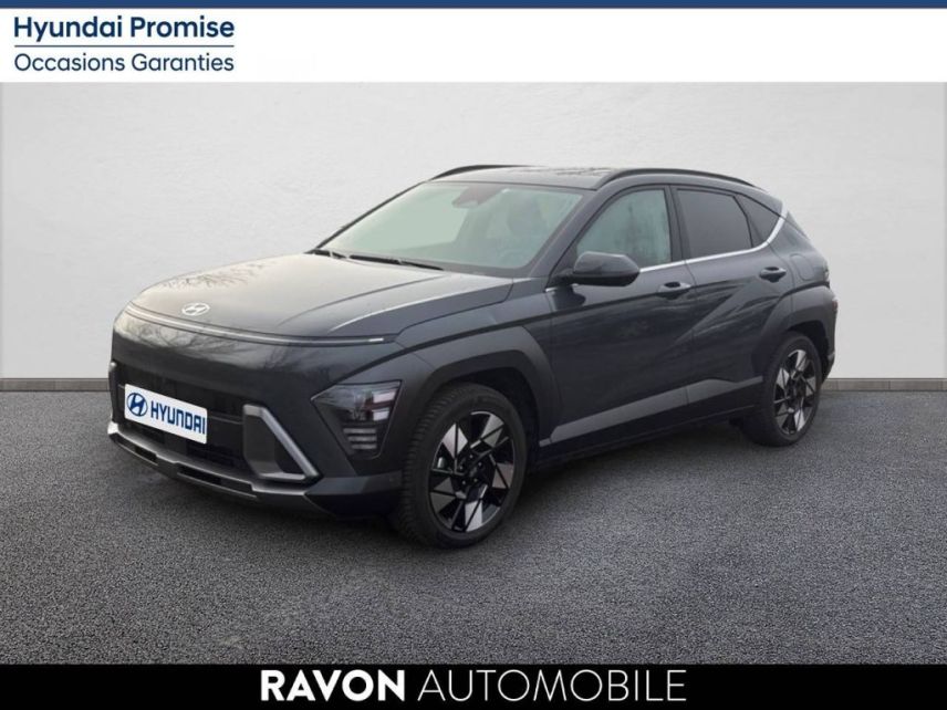 42100 : Hyundai Saint-Etienne - Ravon Automobile - HYUNDAI KONA Executive - KONA II - GRIS FONCE - Automate sequentiel - Essence / Courant électrique