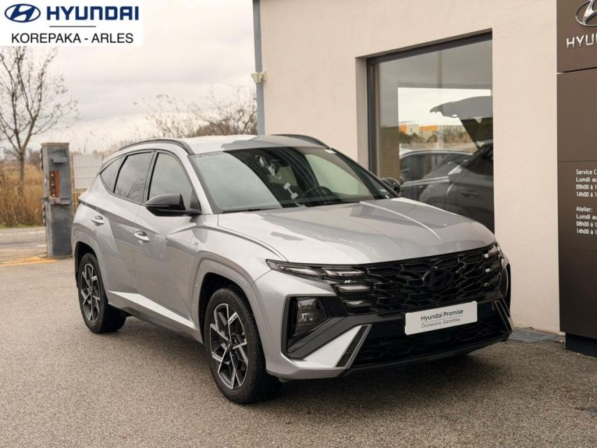 13200 : HYUNDAI Arles - Lexa Automobile - HYUNDAI TUCSON N Line Creative - TUCSON IV - Gris - Boîte automatique - Essence / Courant électrique