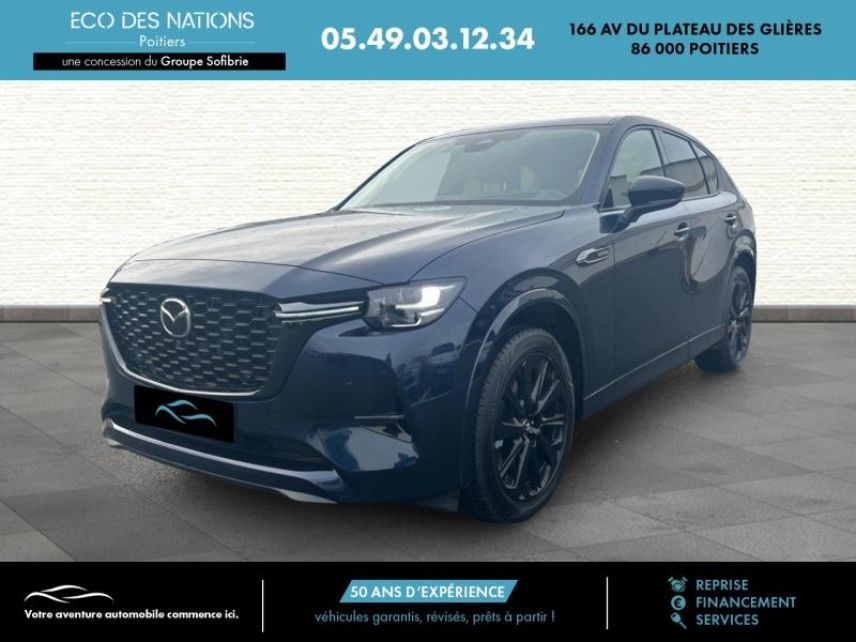 86000 : Hyundai Poitiers - Eco des Nations - MAZDA CX-60 - CX-60 - Bleu - Propulsion - Diesel/Micro-Hybride