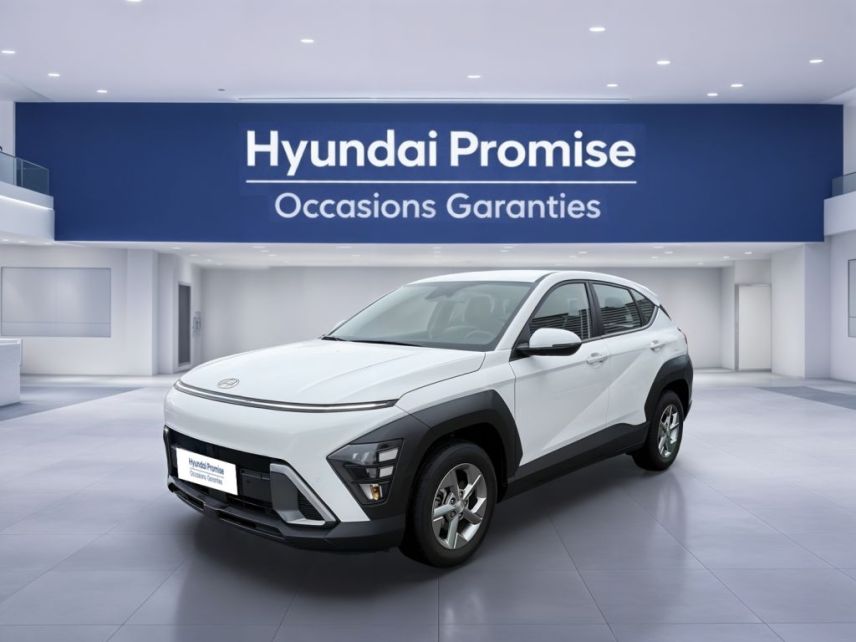 49300 : Hyundai Cholet - Océane Auto - HYUNDAI KONA Intuitive - KONA II - Blanc - Automate sequentiel - Essence / Courant électrique