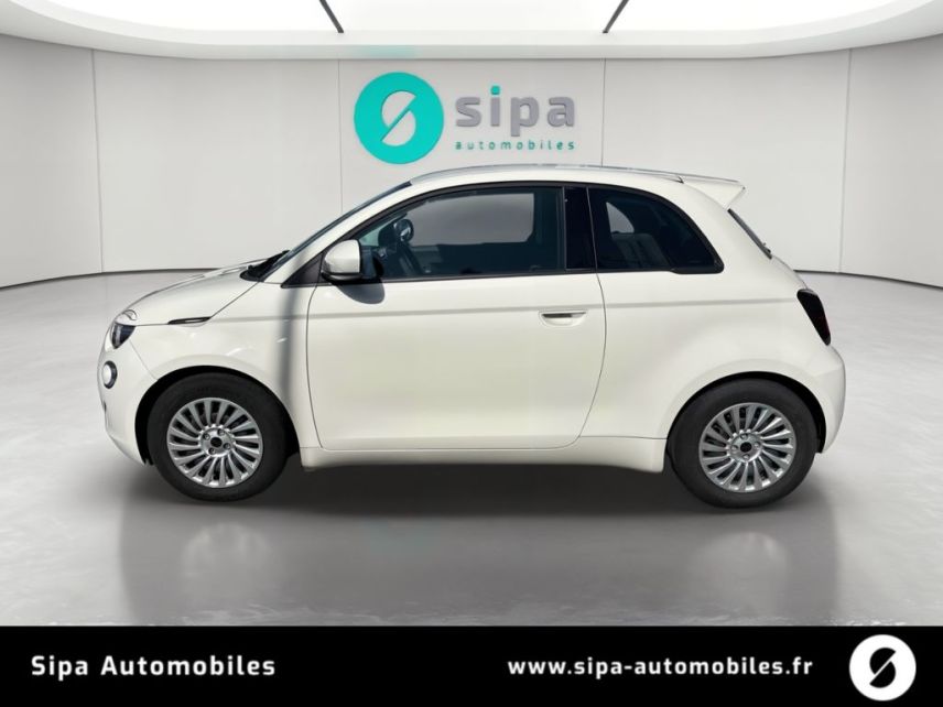 33140 : Hyundai - Sipa Automobiles – Bordeaux Sud - Villenave d’Ornon - FIAT 500e BERLINE Nouvelle 500 - 500 III ELECTRIQUE - Ice White - Automate à fonct. Continu - Courant électrique