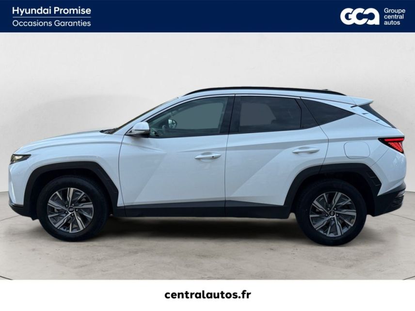 38300 : Hyundai Bourgoin-Jallieu - CENTRAL MOTOR LYON - HYUNDAI TUCSON Creative - TUCSON IV - Blanc - Boîte automatique - Essence / Courant électrique