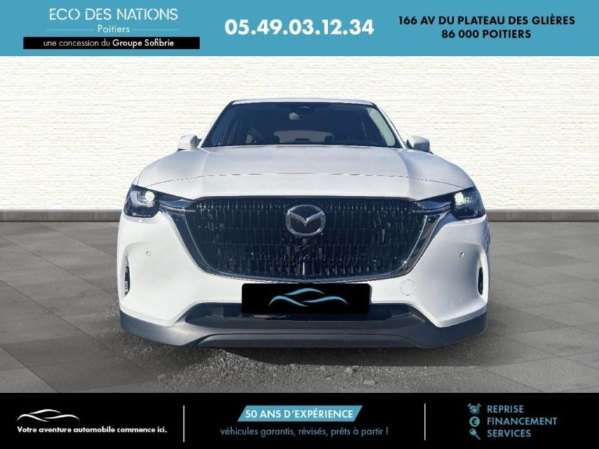 86000 : Hyundai Poitiers - Eco des Nations - MAZDA CX-60 - CX-60 - Blanc - Transmission intégrale - Hybride rechargeable : Essence/Electrique