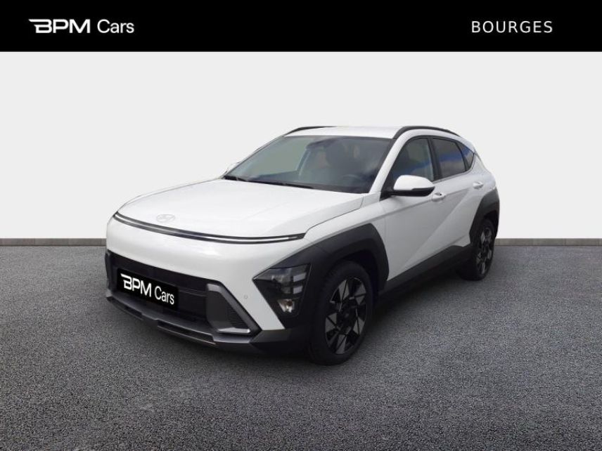 18230 : Hyundai Bourges - BPM Cars - HYUNDAI Kona - Kona - Atlas White - Traction - Hybride : Essence/Electrique