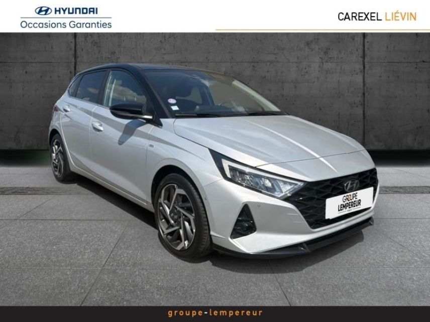 62800 : Hyundai Lens - Groupe Lempereur - HYUNDAI i20 - i20 - Sleek Silver Métal/Toit/rétros Black - Traction - Essence/Micro-Hybride