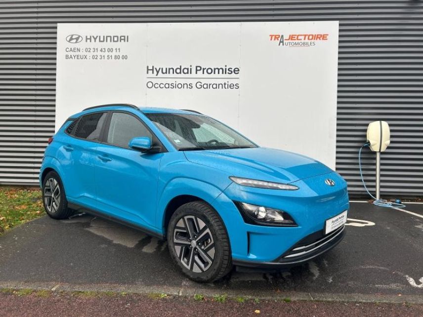 14100 : Hyundai Lisieux - Trajectoire Automobiles - HYUNDAI Kona - Kona - Bleu - Traction - Electrique