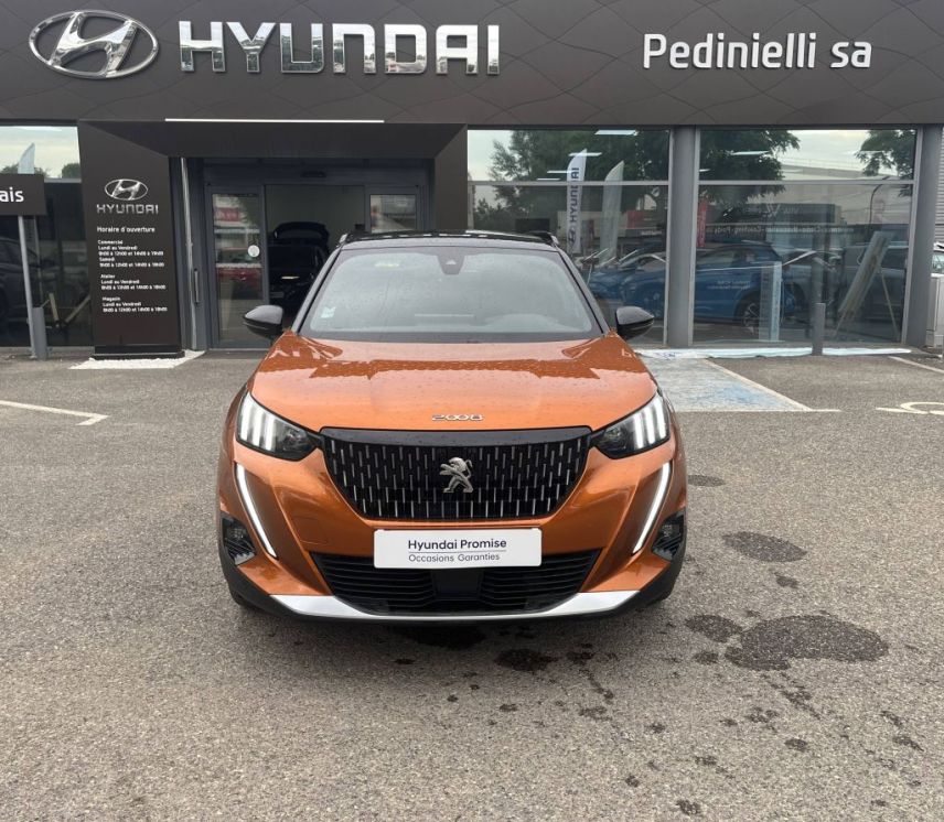 04100 : Hyundai Manosque - Pedinielli - PEUGEOT 2008 GT Line - 2008 II - Orange - Boîte manuelle - Essence sans plomb