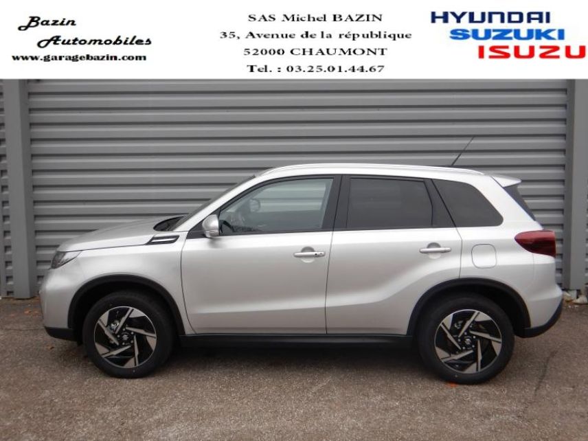 52000 : Hyundai Chaumont - Garage Michel Bazin - SUZUKI Vitara - Vitara - Silky Silver métallisé - Traction - Essence/Micro-Hybride