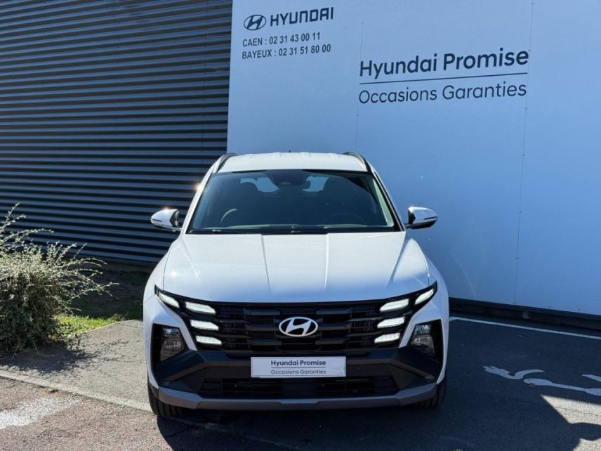 14100 : Hyundai Lisieux - Trajectoire Automobiles - HYUNDAI Tucson - Tucson - Serenity White Métal - Traction - Hybride : Essence/Electrique