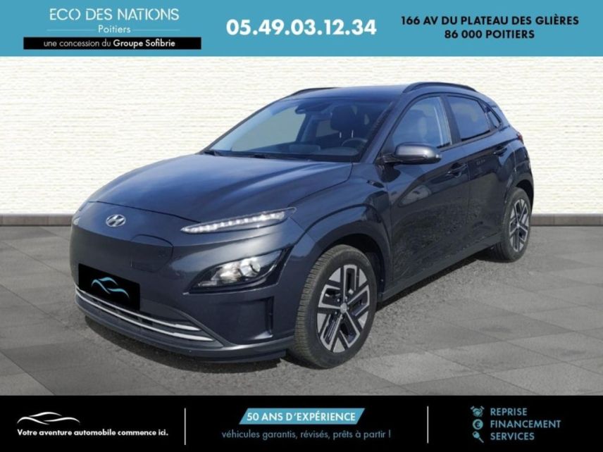 86000 : Hyundai Poitiers - Eco des Nations - HYUNDAI Kona - Kona - Gris fonce - Traction - Electrique