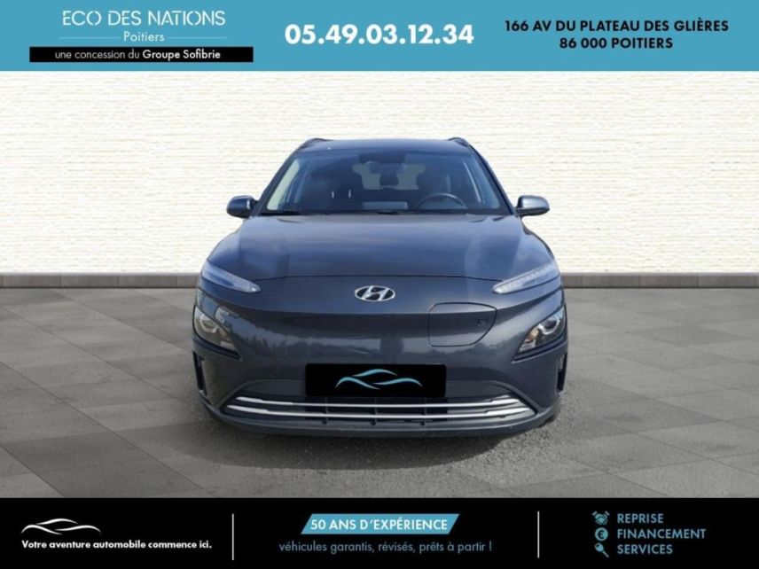 86000 : Hyundai Poitiers - Eco des Nations - HYUNDAI Kona - Kona - Gris fonce - Traction - Electrique