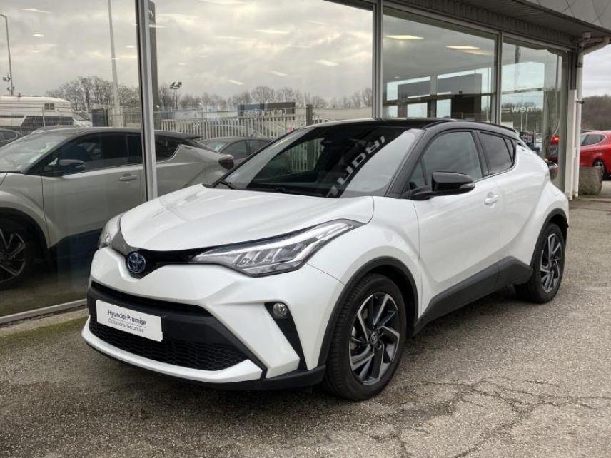 87280 : Hyundai Limoges - Motors Cars - TOYOTA C-HR - C-HR - Blanc Lunaire nacré bi-ton - Traction - Hybride : Essence/Electrique
