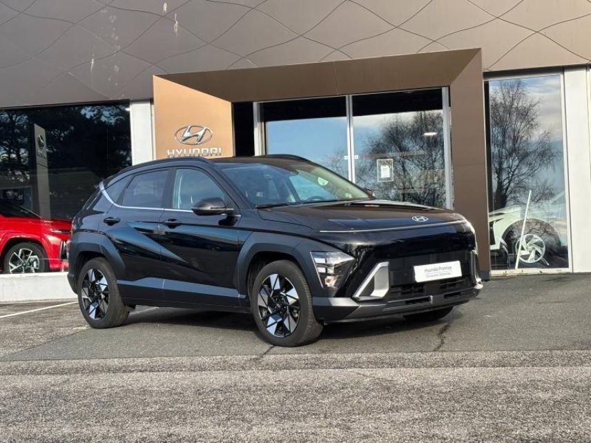 29000 : Hyundai Quimper - Iroise Automobiles - HYUNDAI Kona - Kona - Abyss Black perlé métallisé - Traction - Hybride : Essence/Electrique