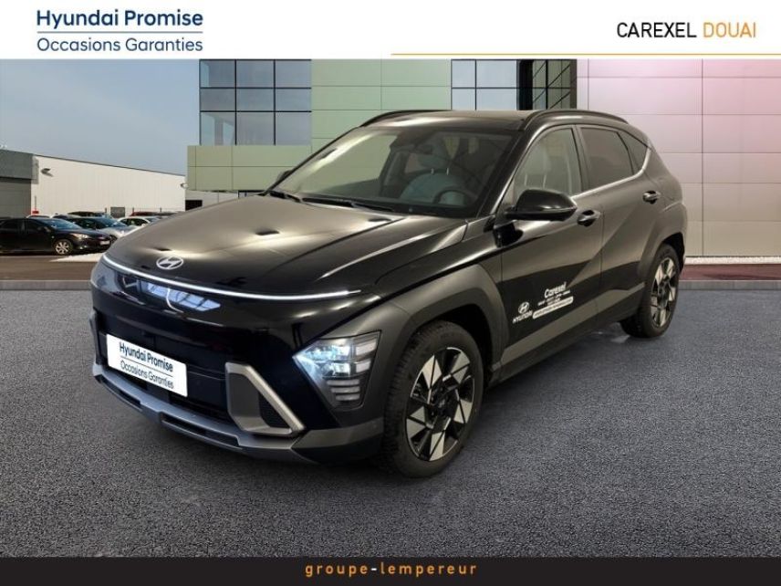 59187 : Hyundai Douai - Groupe Lempereur - HYUNDAI Kona - Kona - Abyss Black perlé métallisé - Traction - Hybride : Essence/Electrique
