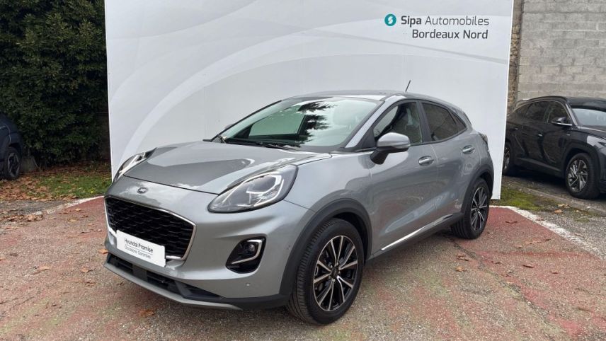 33110 : Hyundai Bordeaux Nord Le Bouscat - Sipa Automobiles - FORD PUMA Titanium - PUMA (09/2019-02/2024) - Gris - Boîte manuelle - Essence / Ethanol