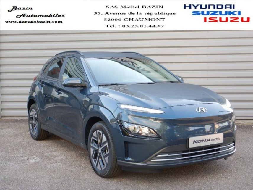 52000 : Hyundai Chaumont - Garage Michel Bazin - HYUNDAI Kona - Kona - Teal Métal - Traction - Electrique
