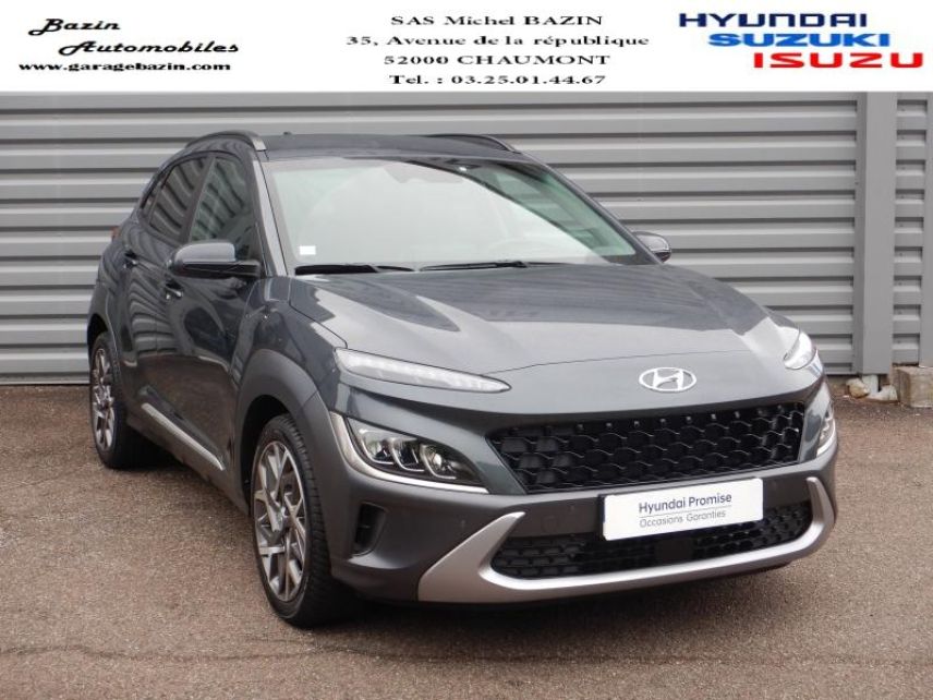 52000 : Hyundai Chaumont - Garage Michel Bazin - HYUNDAI Kona - Kona - Cyber Grey Métal - Traction - Hybride : Essence/Electrique