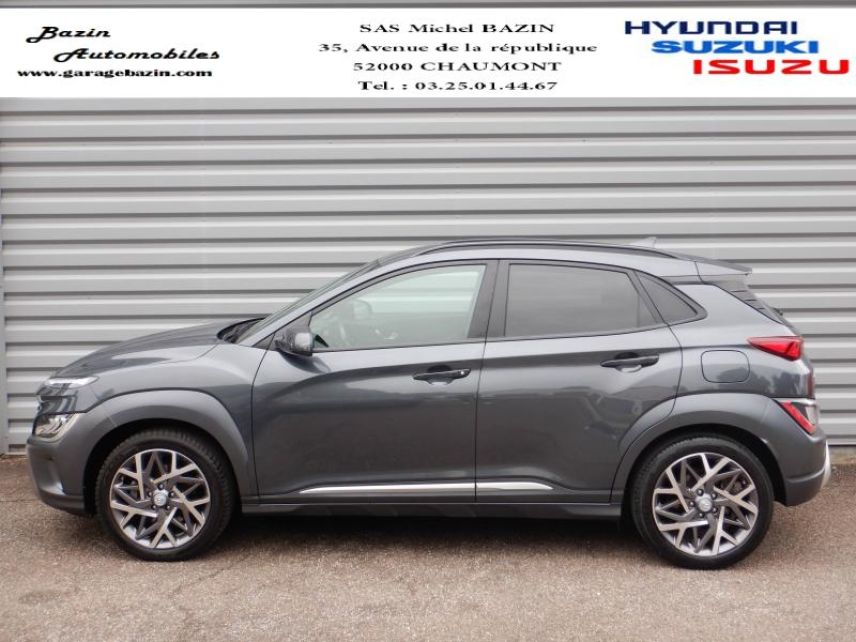 52000 : Hyundai Chaumont - Garage Michel Bazin - HYUNDAI Kona - Kona - Cyber Grey Métal - Traction - Hybride : Essence/Electrique