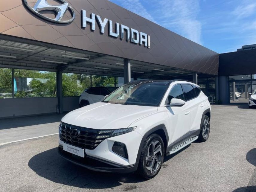 64100 : Hyundai Bayonne - Oceanic Auto - HYUNDAI Tucson - Tucson - Serenity White Métal - Traction - Hybride : Essence/Electrique