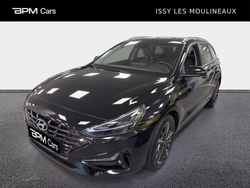 92250 : Hyundai La Garenne-Colombes - BPM Cars - HYUNDAI i30 SW - i30 SW - Abyss Black Pearl - Traction - Essence/Micro-Hybride