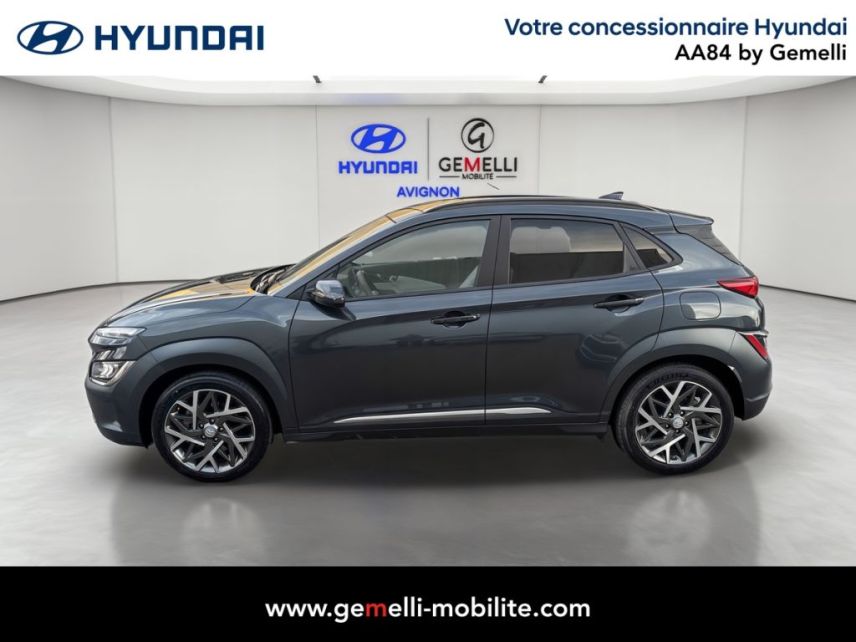 84130 : Hyundai Avignon - Actions Automobiles 84 - HYUNDAI KONA HYBRID Executive - KONA - Gris - Automate sequentiel - Essence / Courant électrique