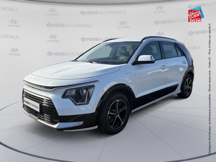 51100 : Hyundai Reims - HESS Automobile - KIA Niro - Niro - Blanc Nacré - Traction - Hybride rechargeable : Essence/Electrique