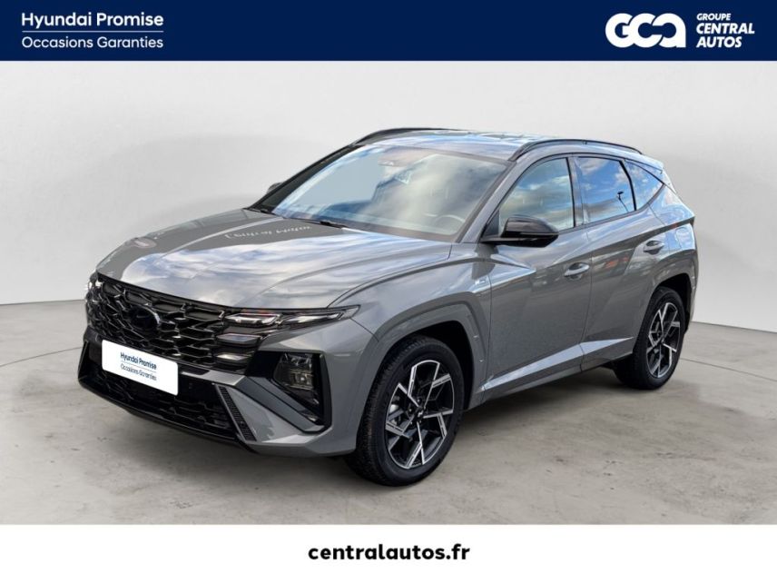 38300 : Hyundai Bourgoin-Jallieu - CENTRAL MOTOR LYON - HYUNDAI TUCSON N Line Creative - TUCSON IV - Gris - Boîte automatique - Essence / Courant électrique