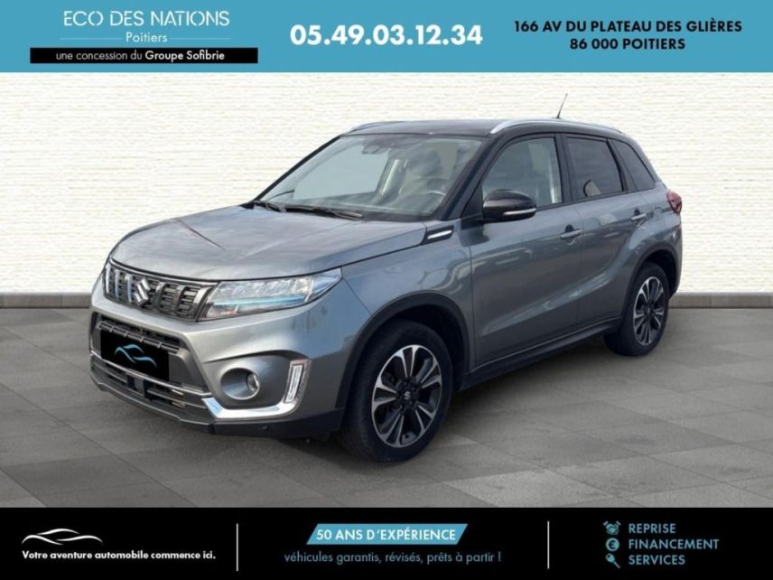 86000 : Hyundai Poitiers - Eco des Nations - SUZUKI Vitara - Vitara - Silky Silver métallisé 2 - Traction - Essence/Micro-Hybride